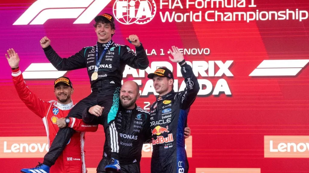 Mercedes teen star Kimi Antonelli wins the Canadian GP for his 4th straight F1