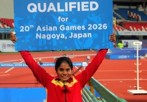 Sindhushree outjumps Baranica for pole vault gold and Asiad ticket