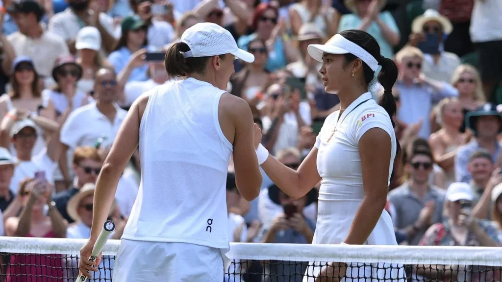 Eala upsets Wimbledon champion Swiatek in historic win for Philippines, No. 2 seed
