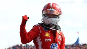 'Tough' Leclerc delivers Ferrari's 250th win with victory in British GP