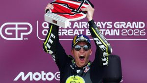 Trackhouse Racing's Raul ‌Fernandez led from the opening lap to victory the British ​MotoGP on Sunday