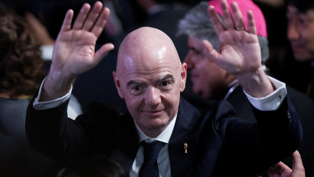 Infantino is facing a revolt after his plan to sell stakes in the World Cup to private equity investors