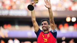 Spain's World Cup-winning captain Rodri arrived in Barcelona on Monday (August 17, 2026) to seal