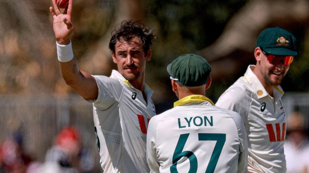Meanwhile, Opener Tanzid Hasan followed in Starc's next over with a loose drive , sending a nick