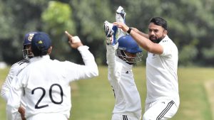 It took North Zone all of 28 minutes to wrap up a 52-run victory over West Zone and enter