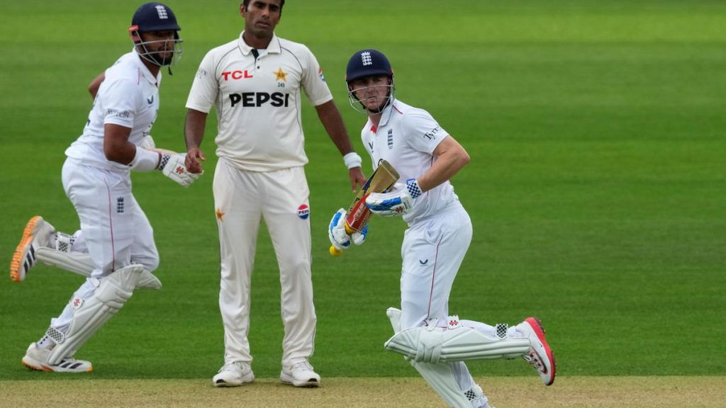 England was bossing Pakistan by an imposing 261 runs after two days of the Lord's test