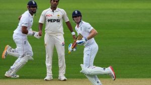 England was bossing Pakistan by an imposing 261 runs after two days of the Lord's test