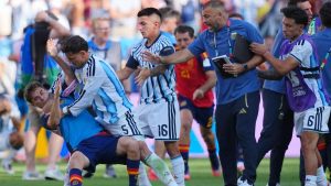 A 10-match suspension for midfielder Leandro Paredes was one of several sanctions FIFA imposed ​against