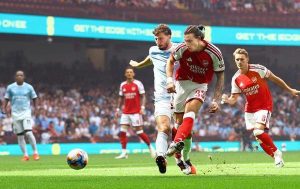 Arsenal humbles Man City 3-0 to victory Community Shield
