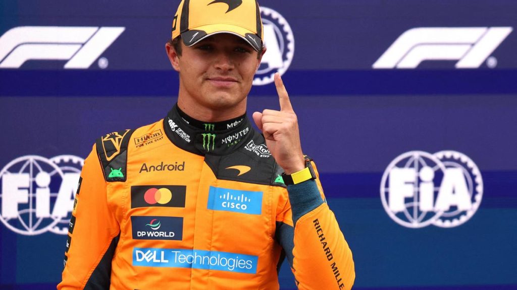 Norris won the last race in Hungary on July 26 but was deflated after the sprint, saying