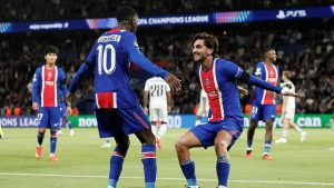 Six goals for Paris Saint-Germain, five for Barcelona and classically just one for Arsenal as