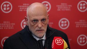 La Liga president Javier Tebas hit out on Tuesday (September 22, 2026) at what he deemed