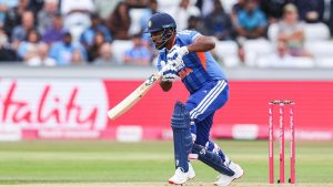 While Samson did come back to open in the fifth and final T20I against Harry Brook’s men, he