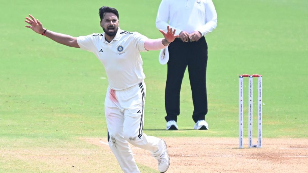 Despite bowling on a fresh MAC Stadium pitch on the opening day of the Duleep Trophy final