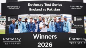 9 batter Razaullah Khan had helped to force a fourth day, Pakistan bowler Mohammad Abbas gave