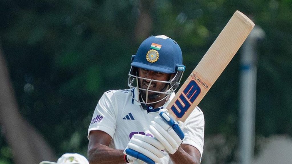 Sai Sudharsan was sidelined from the two-match Test series against Sri Lanka last month due