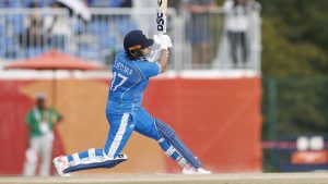 Charani (4/10) and Shafali (2/13) shared six wickets among them as India bowled out Japan
