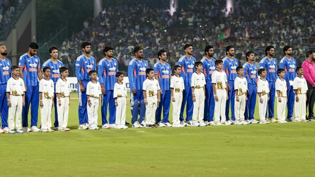 In a first,Vande Mataram played before national anthem at India's international game