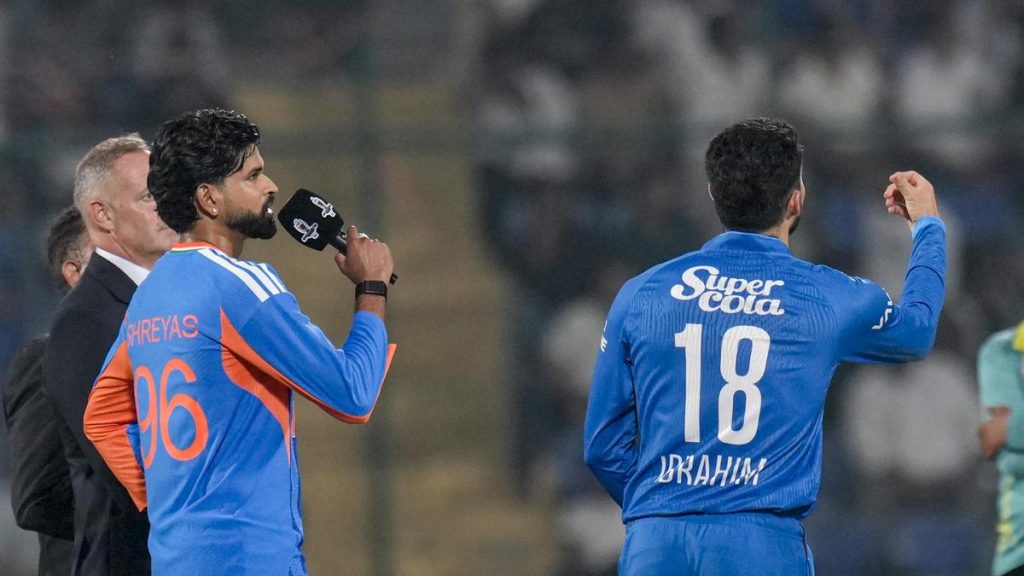 India captain Shreyas Iyer won the toss and opted to field against Afghanistan in their second