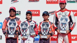 Arshi and Ayansh hog the limelight at MECO FMSCI Indian National Karting Championship