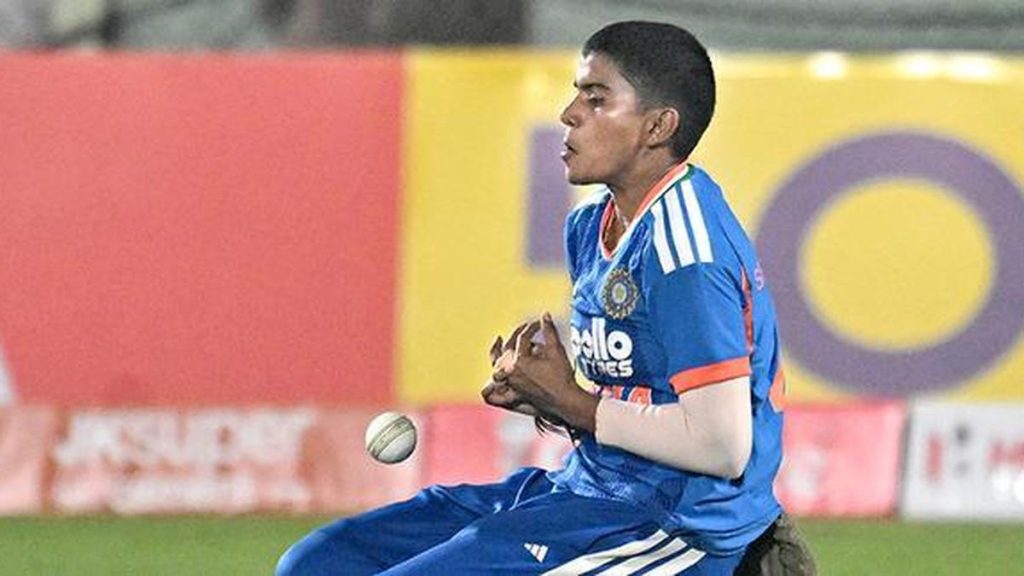 India spinner Sree Charani has achieved the highest-ever rating points in the ICC Women’s T20I