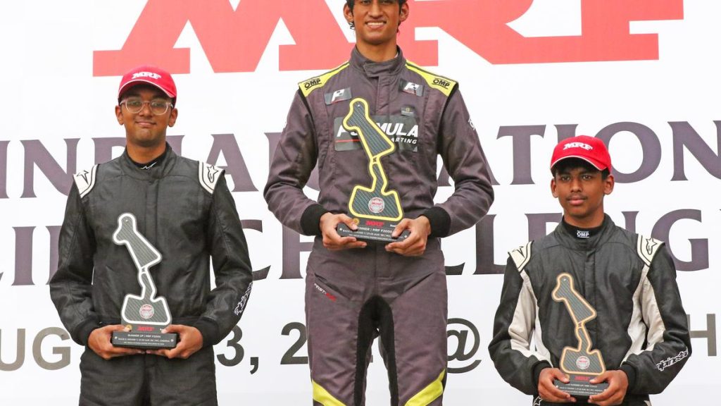 Teenagers Saishiva Sankaran and Bhuvan Bonu starred in the opening round of the MRF Indian