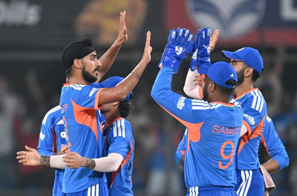 By striking at regular intervals – the Men in Blue went from 115 for one to 223 all out – West