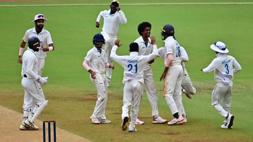 Sai Kishore led the charge, scalping six for 34, including a hat-trick, to bundle out