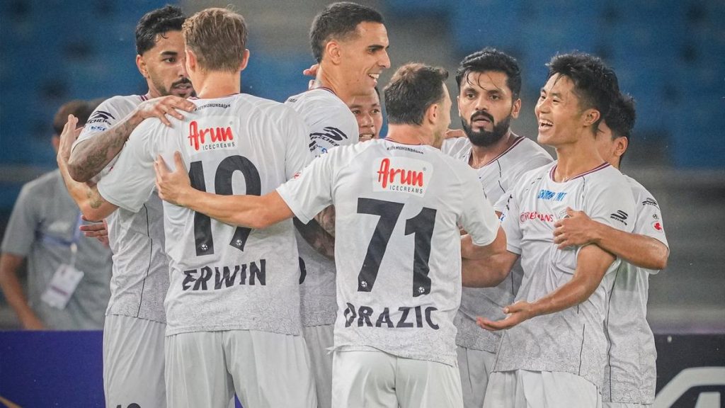 Mohun Bagan Super Giant overcame a listless first-half display to beat Sporting Club Delhi 2-1