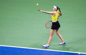 Since last year’s US Open, nobody on the WTA Tour has won hit more aces than Elena Rybakina