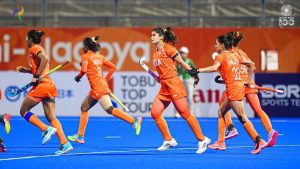 But they eventually won 2-0 to reach the Asian Games hockey final at the Gifu Prefectural Green