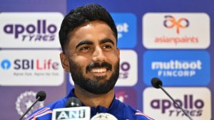 Naman Dhir was a surprise inclusion in the ODI squad for the ongoing series against the West