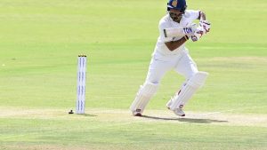 Honours were even between Karnataka and Saurashtra on day two of their Ranji Trophy match