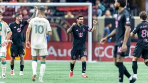 Lionel Messi scored two second-half goals 4 minutes apart after a first-half assist, and Inter
