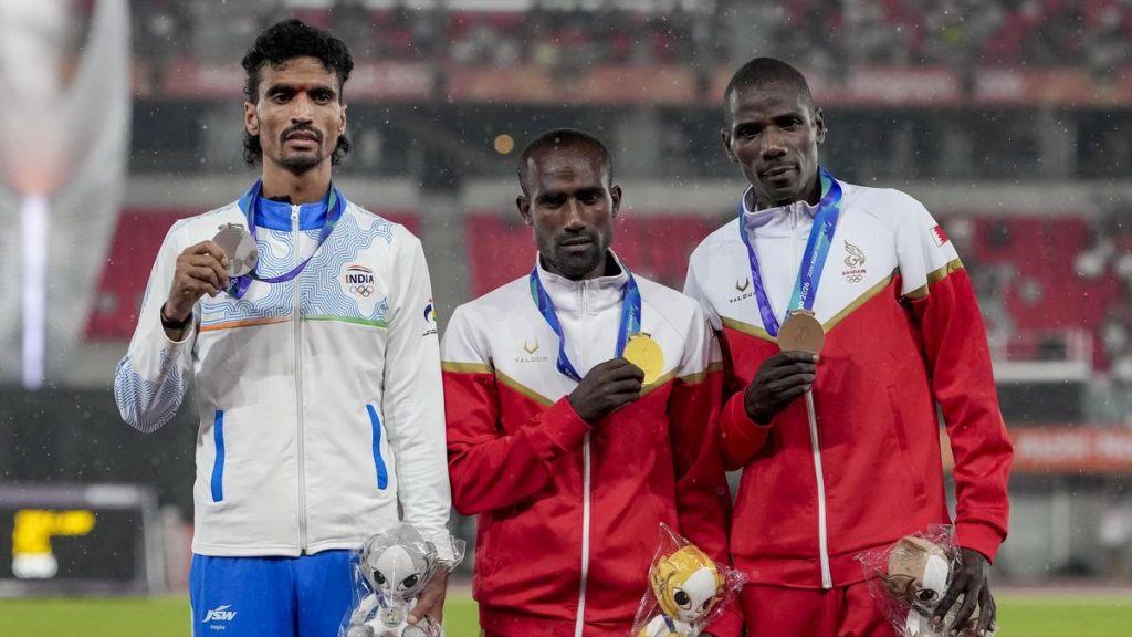 Long-distance runner Parul Chaudhary could not defend her gold but continued India’s