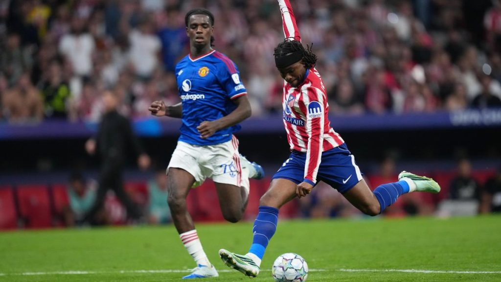 Atletico Madrid eased to a 2-0 victory over Manchester United in the Champions League