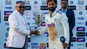 Bhute-Hinge stand stonewalls Australia-A's bid to level series