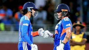Shafali and skipper Smriti Mandhana (47 not out) unfurled their elite skills to decimate