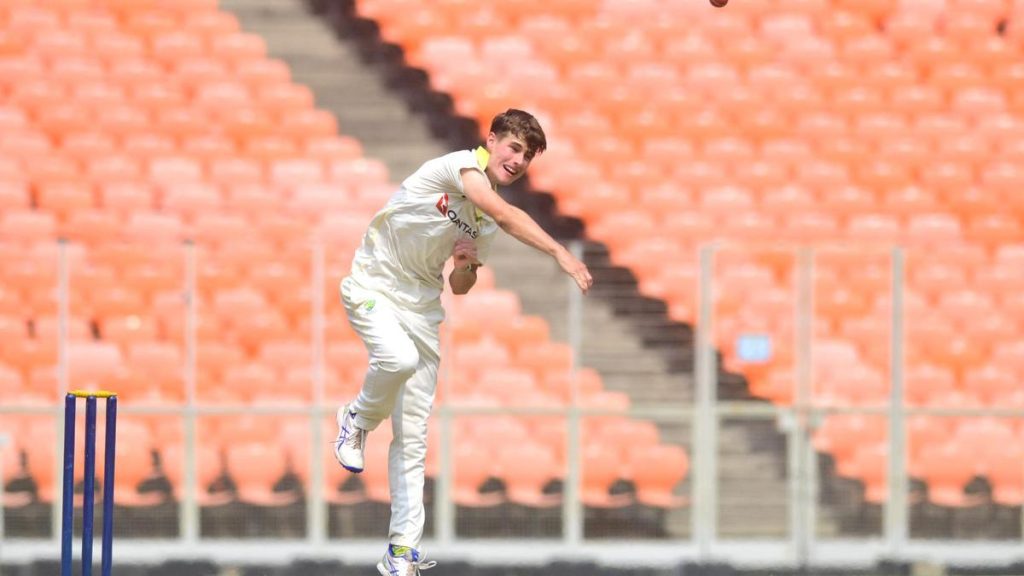 His spell of four for 26 put India under-19 in an advantageous position against Australia