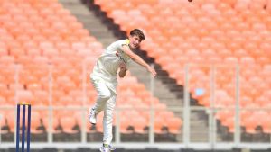 His spell of four for 26 put India under-19 in an advantageous position against Australia