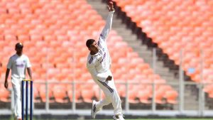 But it was all worth it when he leapt in joy after picking up a six-wicket haul on the opening